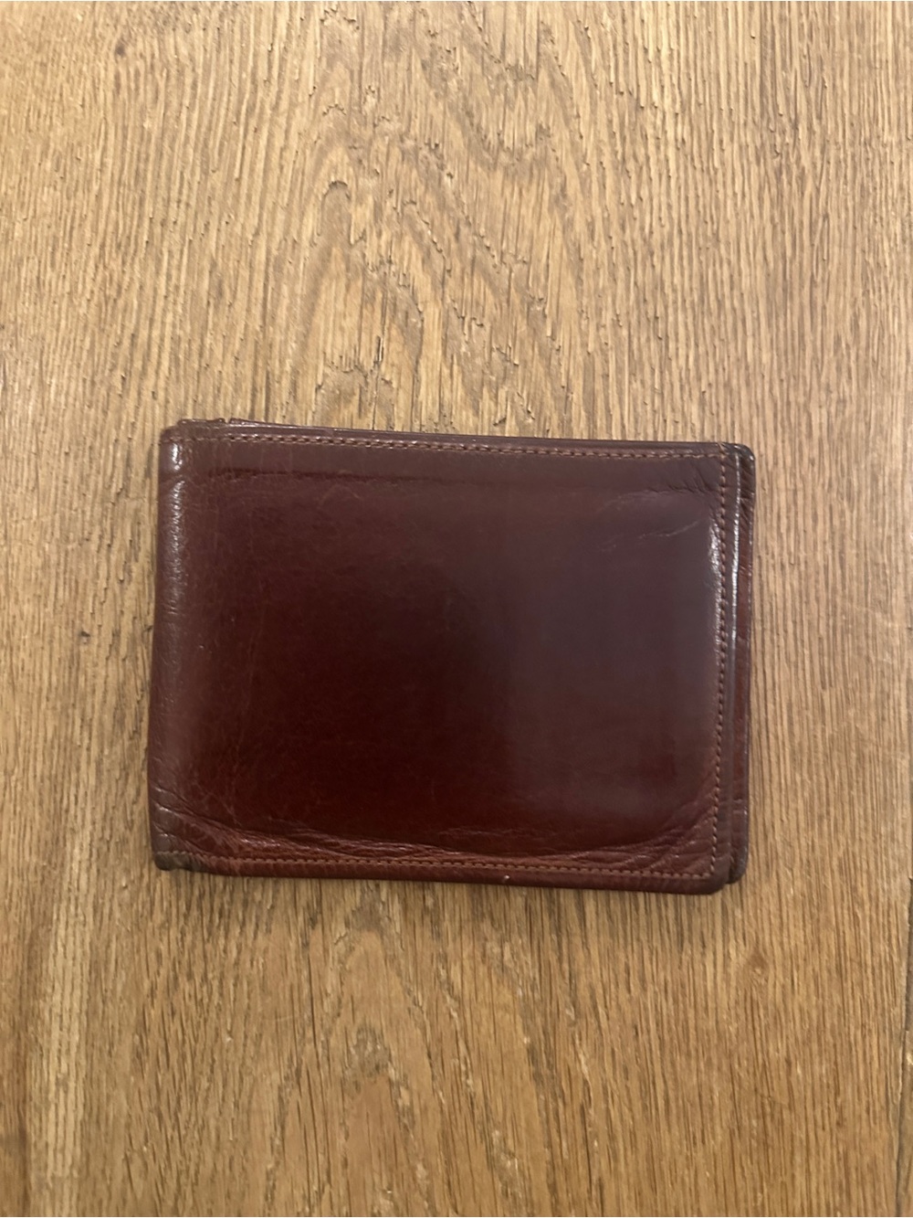 Vintage 80’s Coach Men's Leather Billfold Wallet in Deep Brown